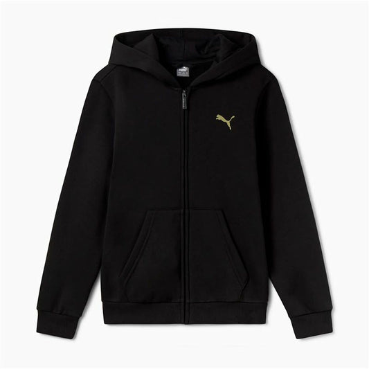 Children's Jacket Puma Essentials+ Graphic Hoodie Fz Black-0