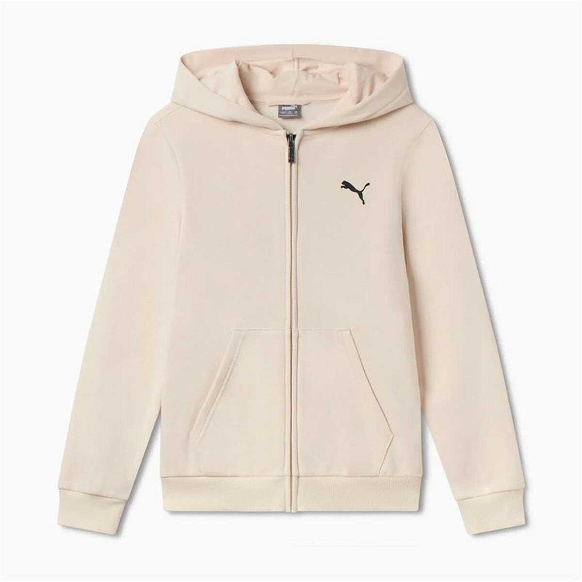 Children's Jacket Puma Essentials+ Graphic Hoodie Fz Beige-0