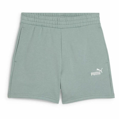 Sports Shorts for Women Puma Essentials Green-0