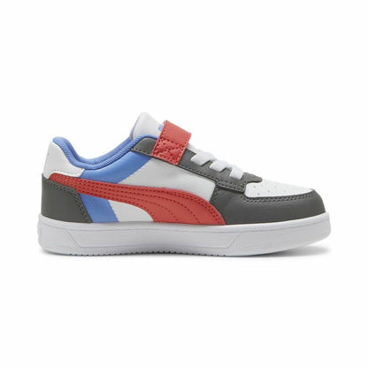Children’s Casual Trainers Puma Caven 2.0 Block Cool White Grey-6