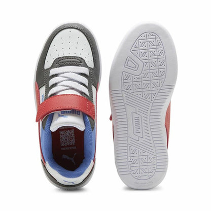 Children’s Casual Trainers Puma Caven 2.0 Block Cool White Grey-5