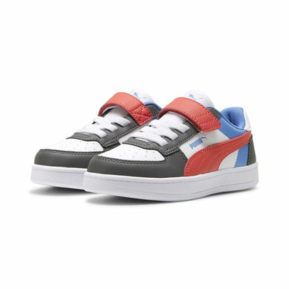 Children’s Casual Trainers Puma Caven 2.0 Block Cool White Grey-4