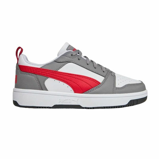 Children’s Casual Trainers Puma Rebound V6 Grey-0