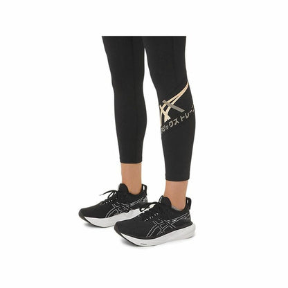 Sport leggings for Women Asics Tiger 7/8 Black-4
