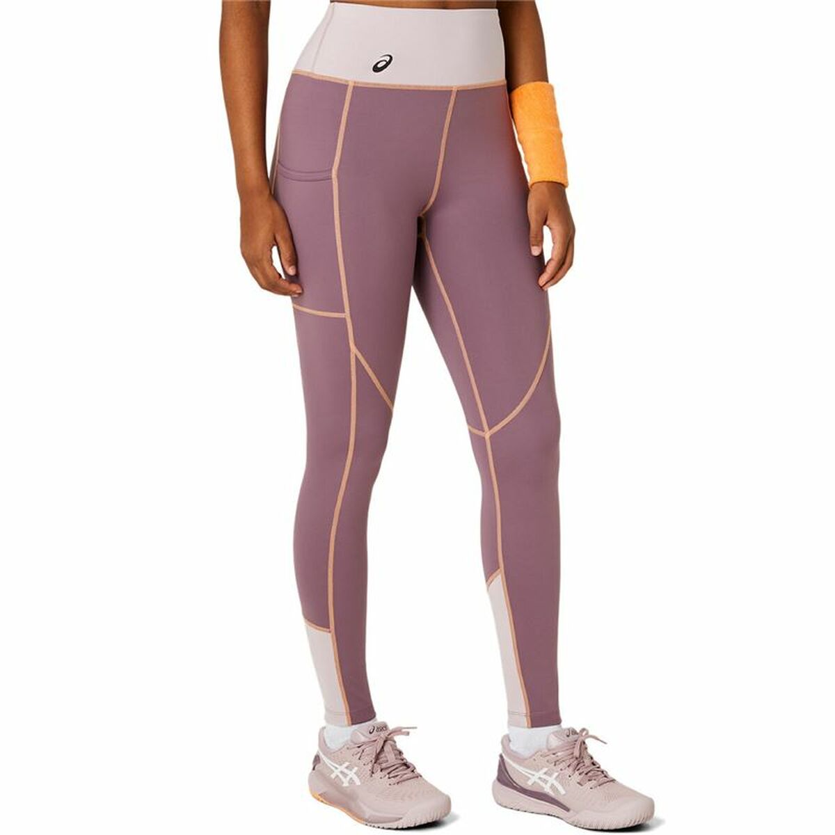 Sport leggings for Women Asics Pink-7