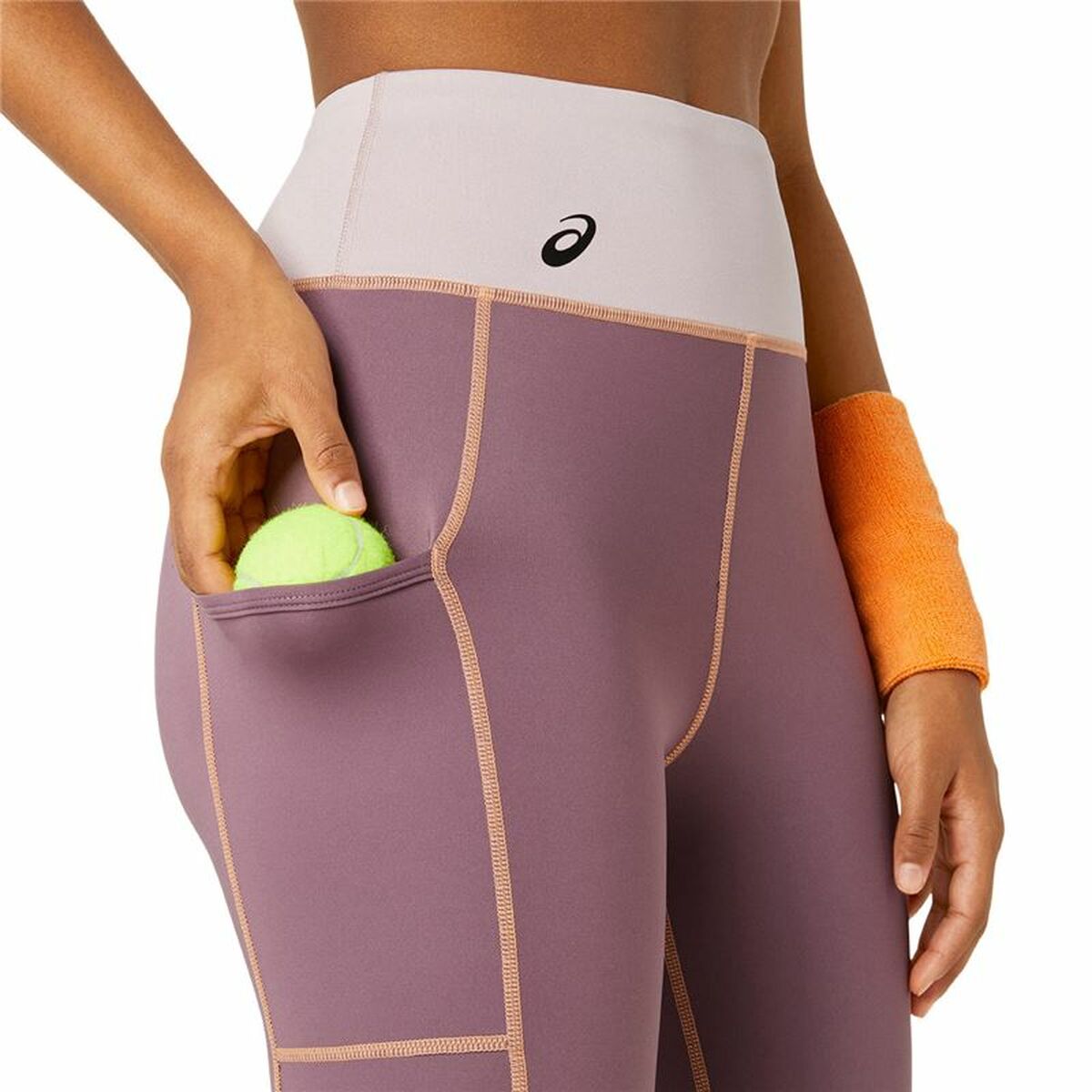 Sport leggings for Women Asics Pink-5