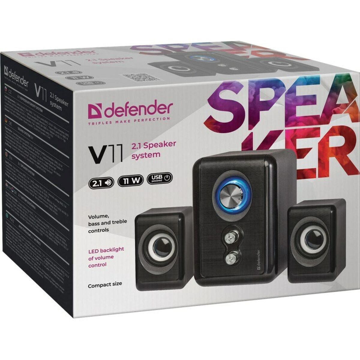 PC Speakers Defender V11 Black-1