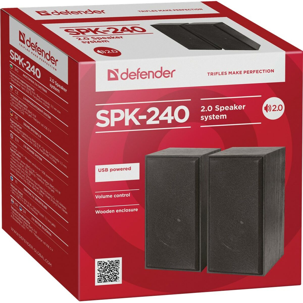 PC Speakers Defender SPK-240 Black-2
