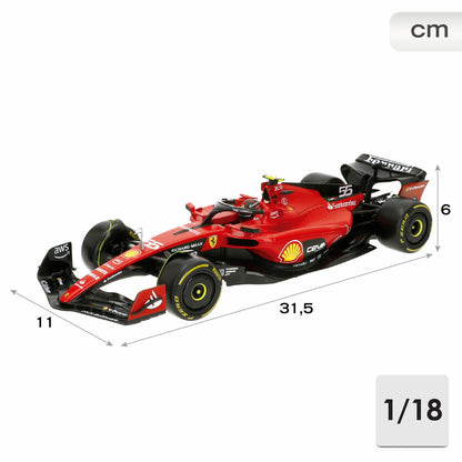 Car Bburago Ferrari F1 Racing SF23 #55 C 1:18-3