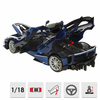 Car Bburago Ferrari FXX K-EVO #27 BL 1:18-5