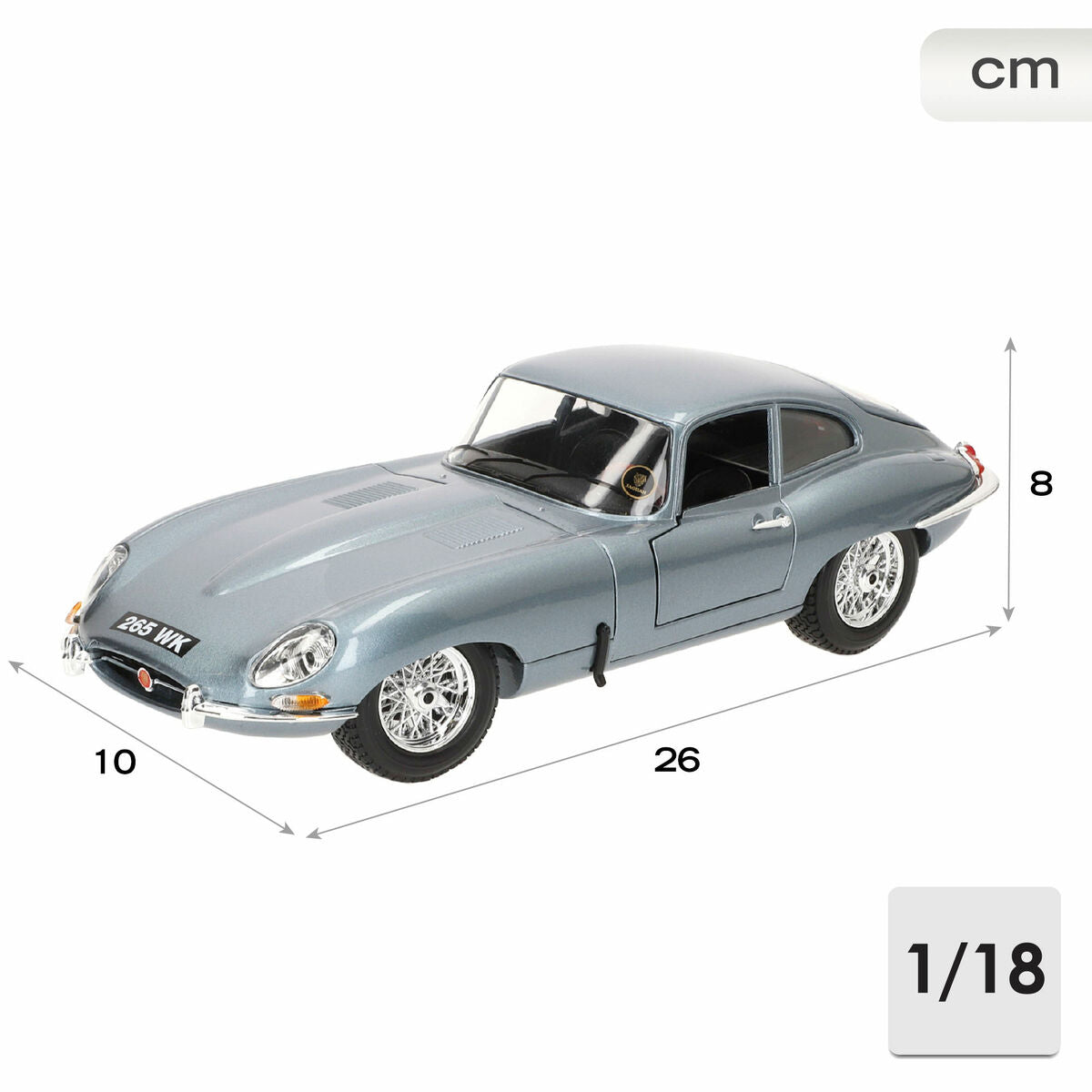 Car Bburago GT-Jaguar "E" Coupe (1961) 1:18-3