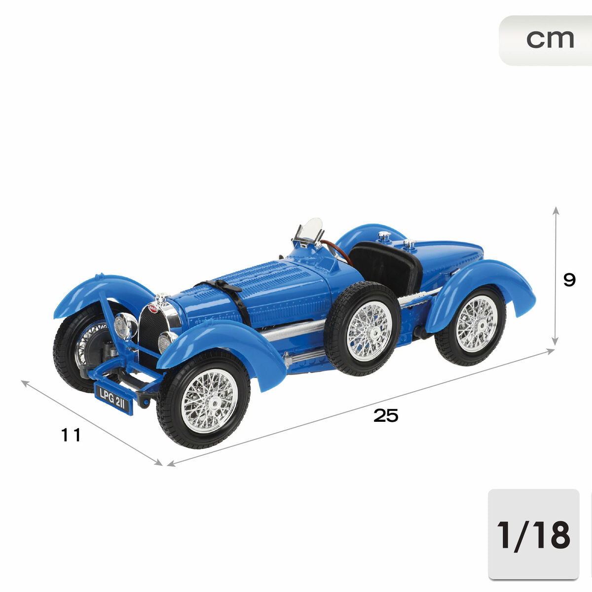 Car Bburago GT Bugatti Type 59 1:18-3