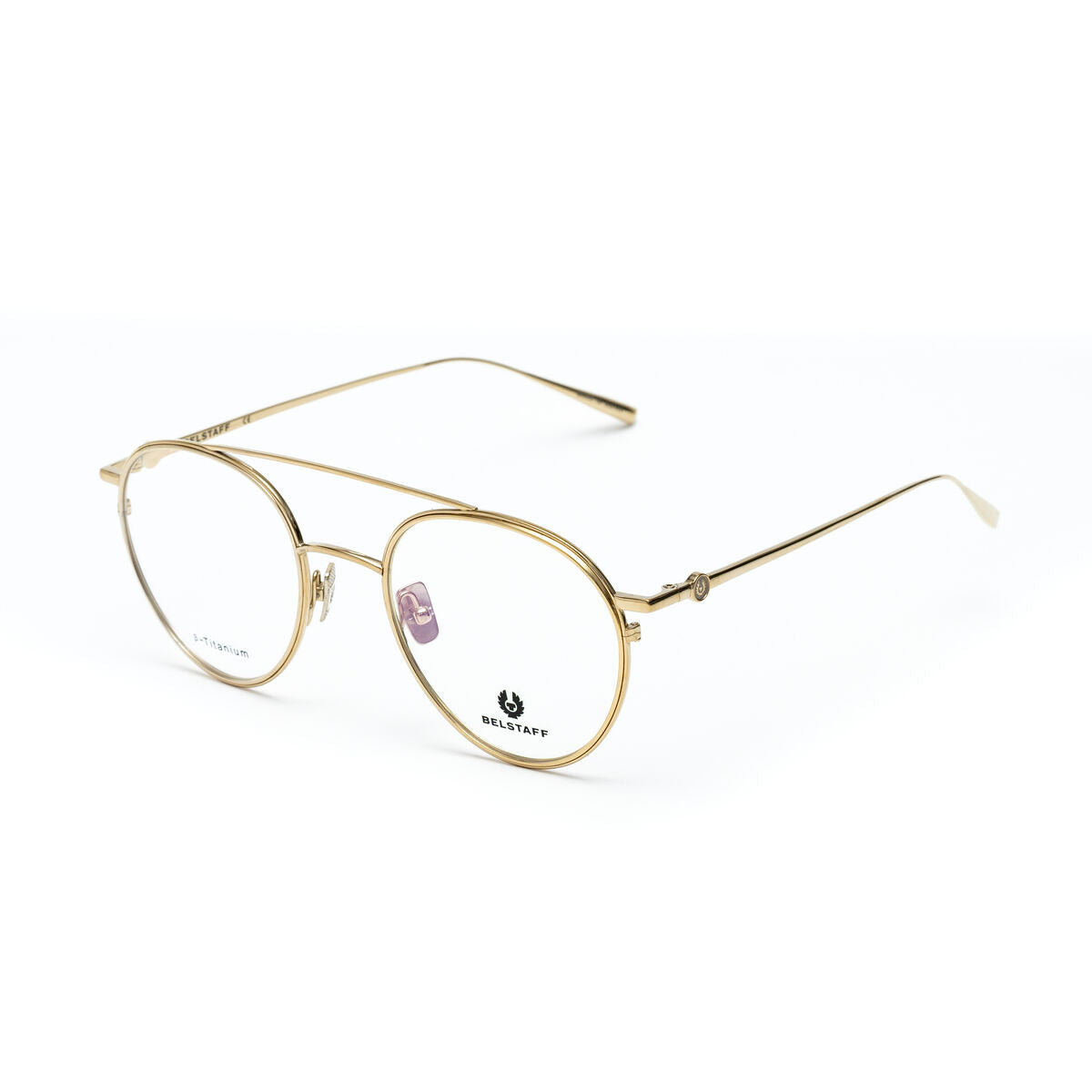 Eyeglass Frame + Sunglasses Belstaff JAGGED-DORADO-TITANIUM Ø 53 mm Clip On-1