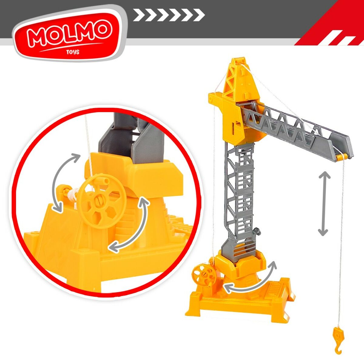 Construction Vehicles Colorbaby 31 x 41 x 9,5 cm (4 Units) 3 Pieces-3