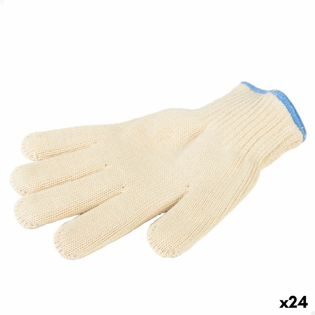Barbecue glove Aktive 24 Units Beige-0