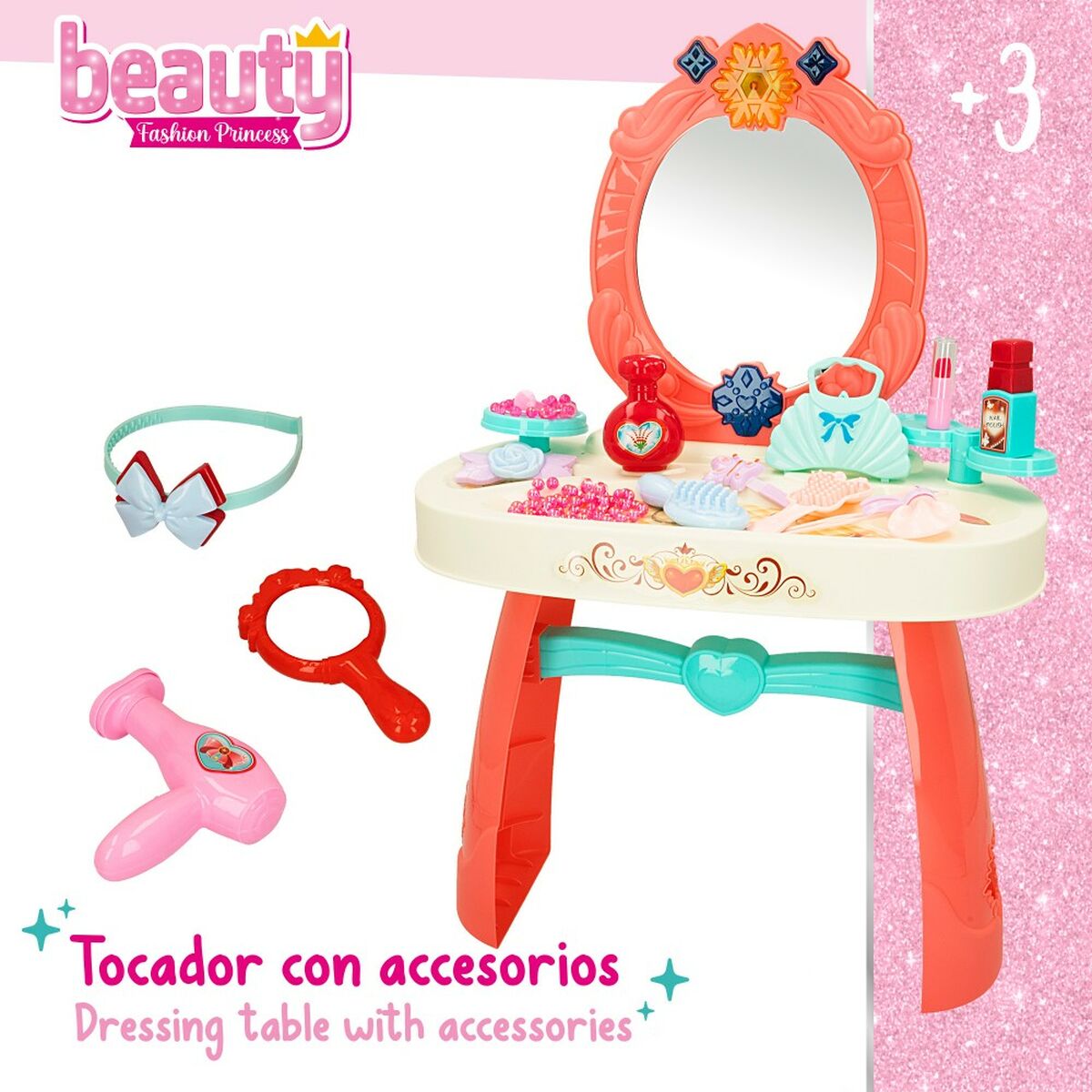 Dresser Colorbaby Beauty 38 x 58 x 21 cm Accessories-5