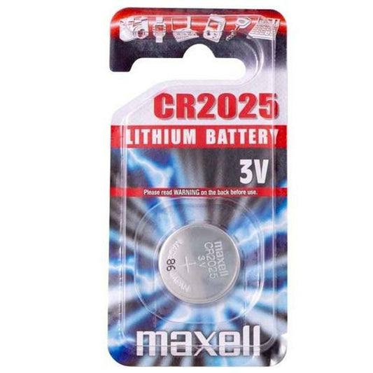 Lithium Button Batteries Maxell 3V CR2025 (10 Units)-1