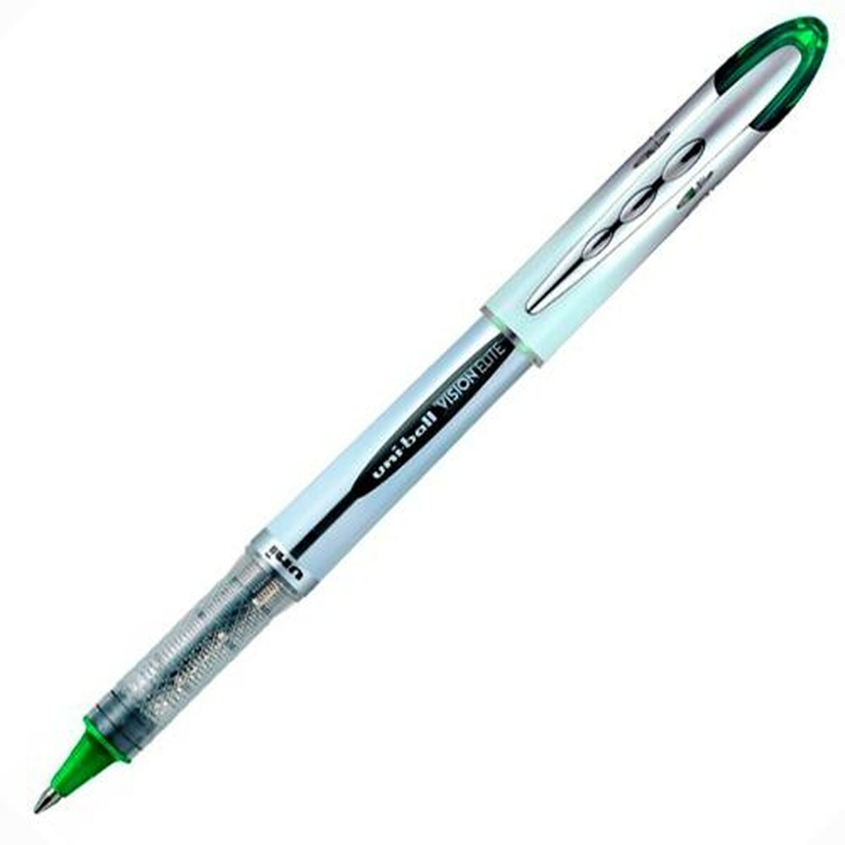 Liquid ink pen Uni-Ball Vision Elite UB-200 Green 0,6 mm (12 Pieces)-0