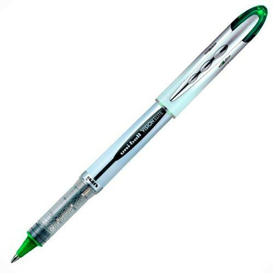 Liquid ink pen Uni-Ball Vision Elite UB-200 Green 0,6 mm (12 Pieces)-0