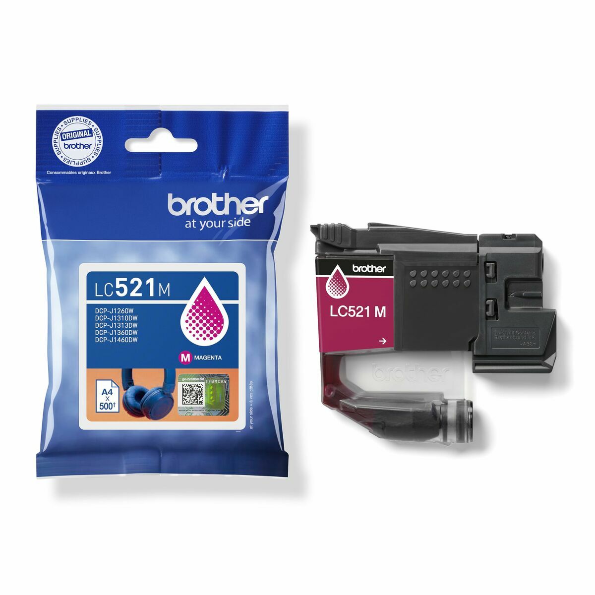 Original Ink Cartridge Brother LC521M Magenta-11