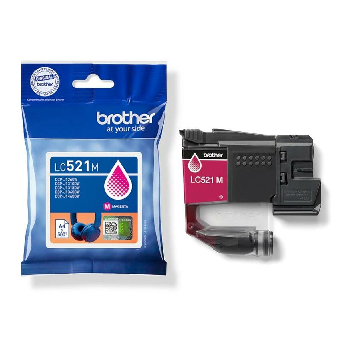 Original Ink Cartridge Brother LC521M Magenta-4