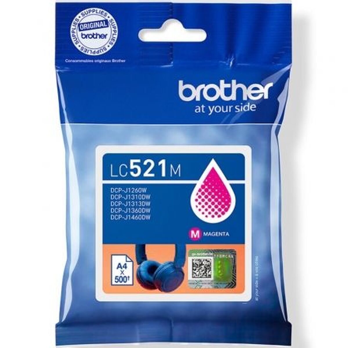 Original Ink Cartridge Brother LC521M Magenta-14