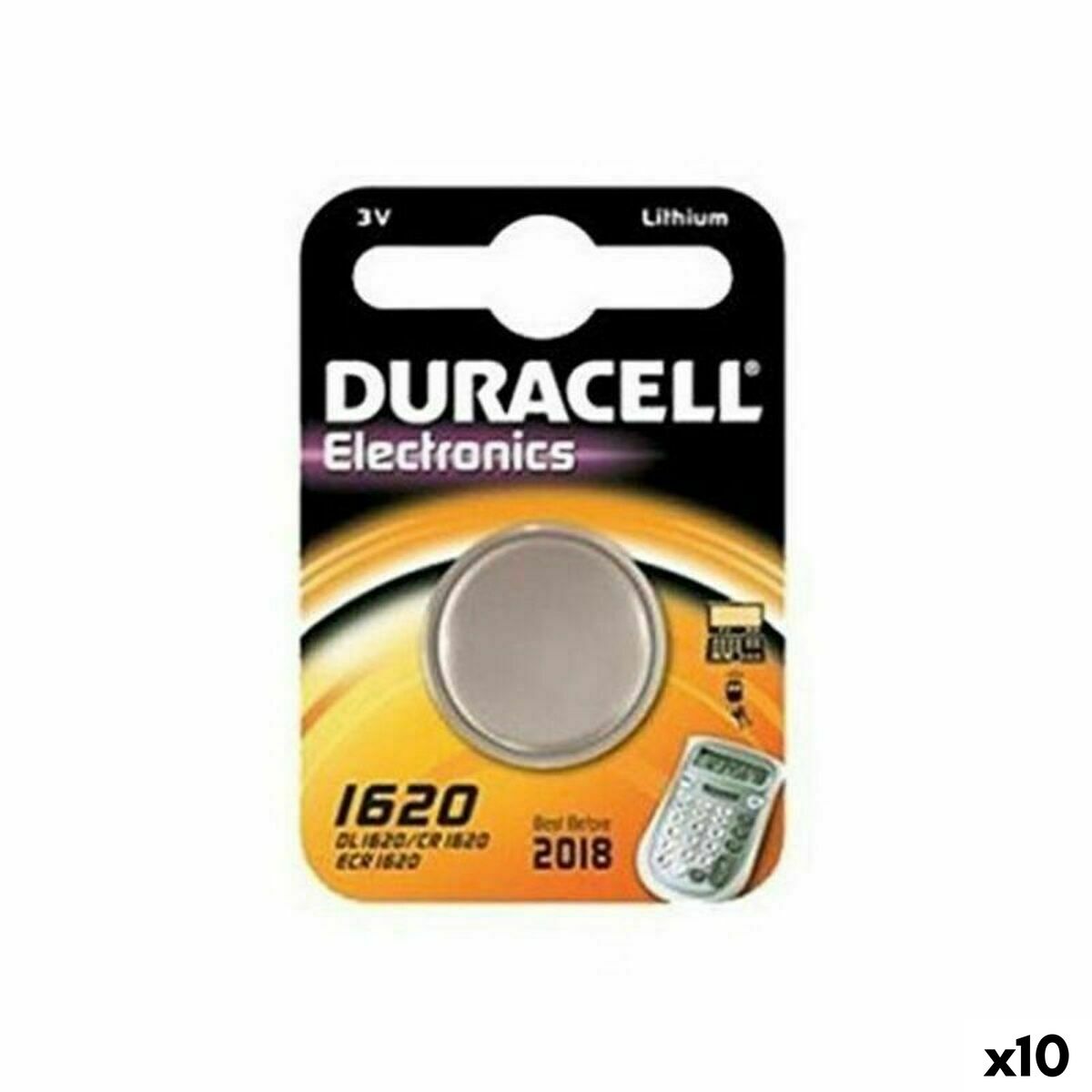 Lithium Button Cell Battery DURACELL 3V (10 Units)-24