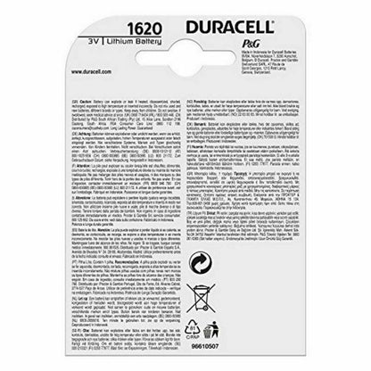 Lithium Button Cell Battery DURACELL 3V (10 Units)-10