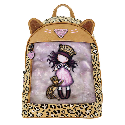 Casual Backpack Gorjuss Leopard (25,5 x 31 x 10 cm)-0