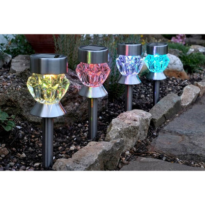 Set of solar garden lights Smart Garden Crystal (4 Units)-1