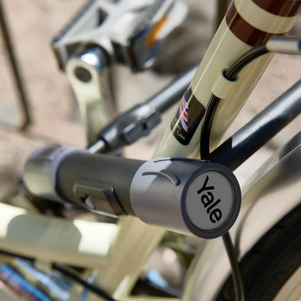 Key padlock Yale Black 23 x 11,5 x 1,3 cm Bicycle-2