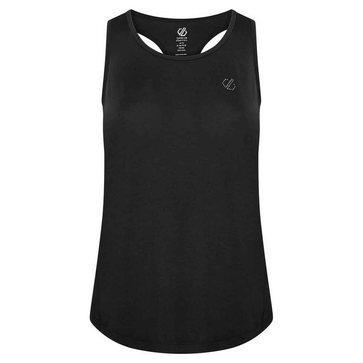 Tank Top Women Dare 2b Agleam White Black-0