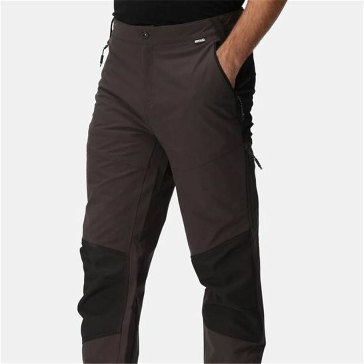 Adult Trousers Regatta Questra V Black Men-5