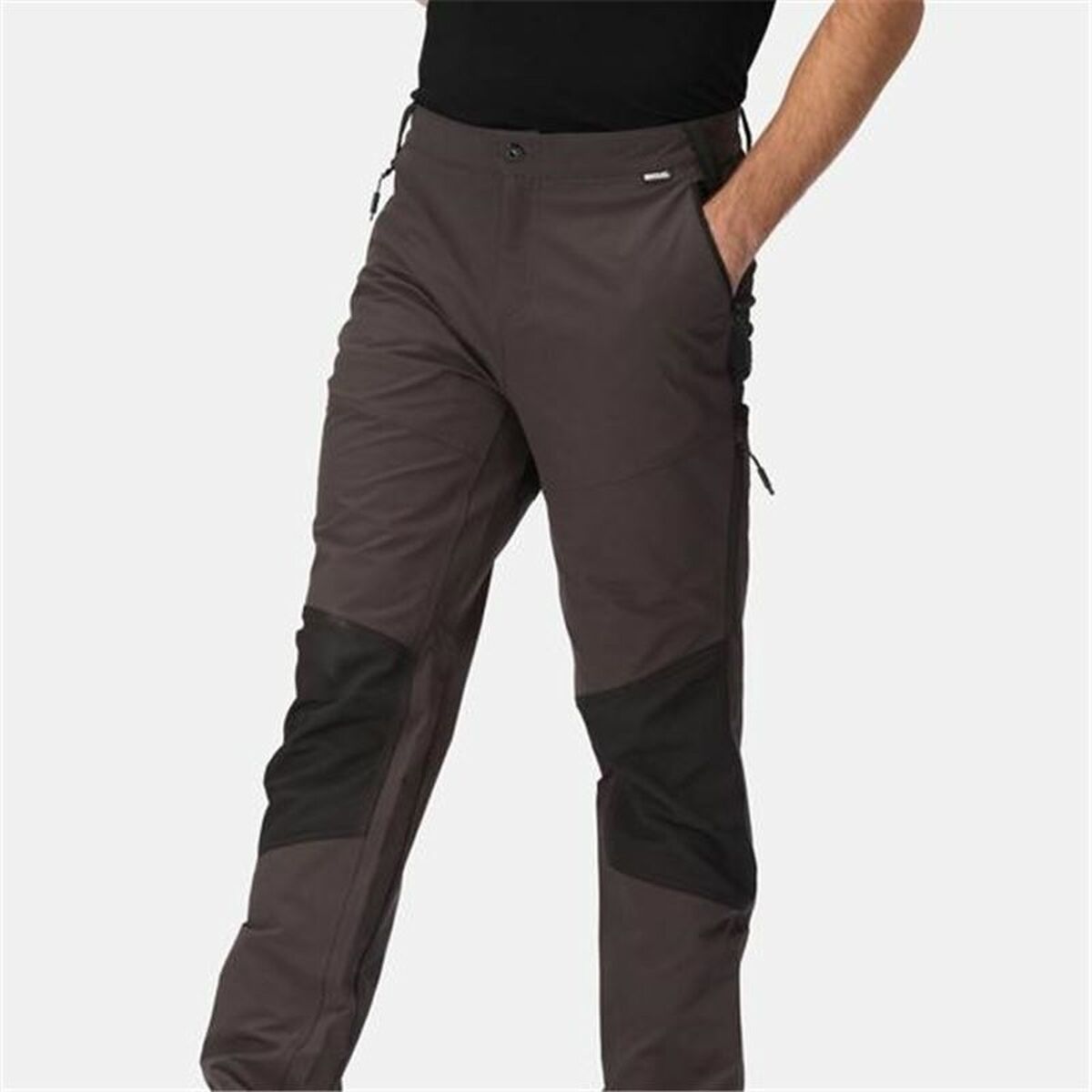 Adult Trousers Regatta Questra V Black Men-4