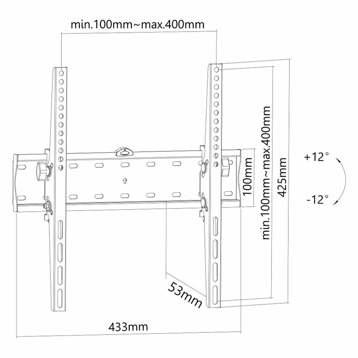 TV Mount Neomounts FPMA-W350BLACK-1