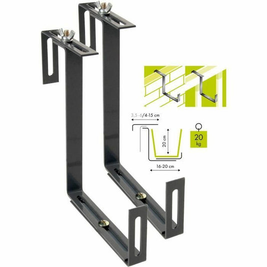 Jardiniere Support Garden ID Balcony Hook-0