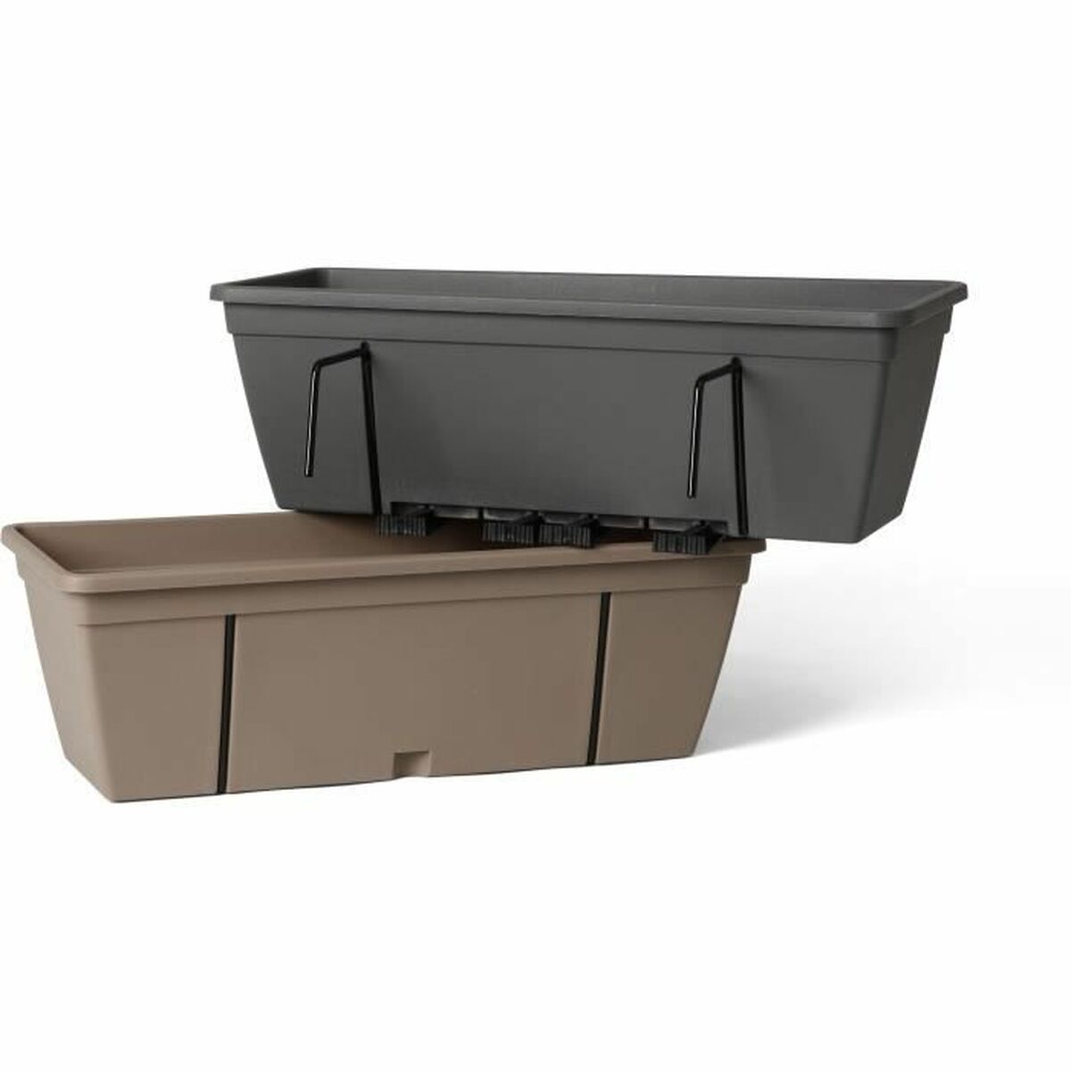 Self-watering planter Garden ID Taupe 50 cm-1