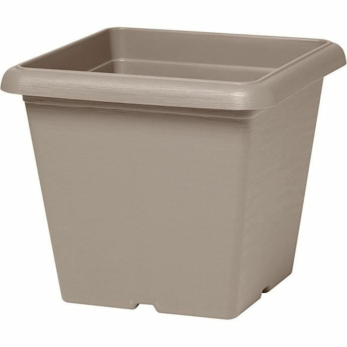Plant pot Garden ID Taupe Squared 40 x 35 cm-0