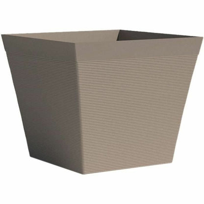 Plant pot Garden ID Taupe Squared 29 x 26 cm-0