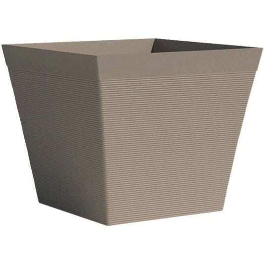 Plant pot Garden ID Taupe Squared 29 x 26 cm-0