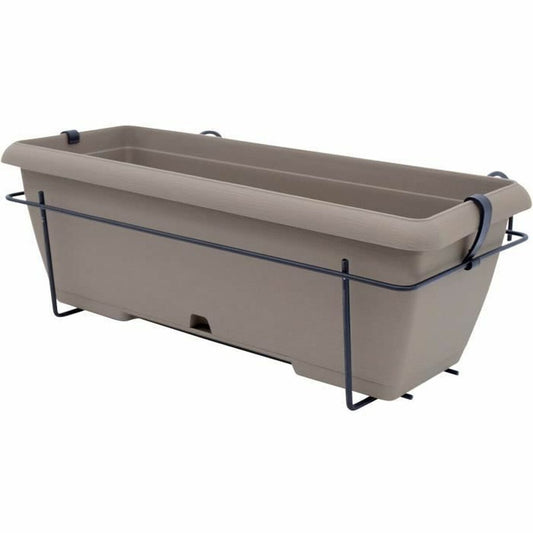 Planter Garden ID Taupe Stone effect 50 cm-0