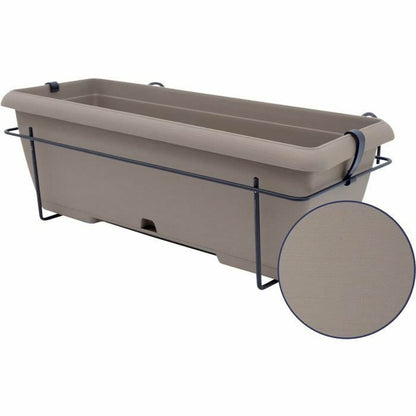 Planter Garden ID Taupe Stone effect 50 cm-4