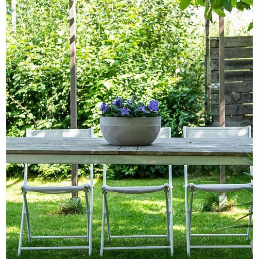 Plant pot Garden ID Grey 25 x 12 cm-1