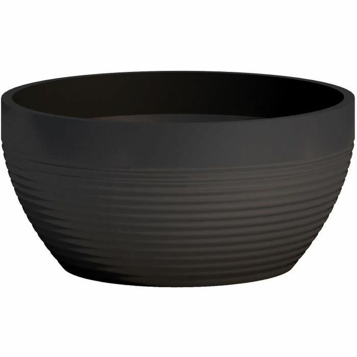 Plant pot Garden ID Black 35 x 16 cm-0