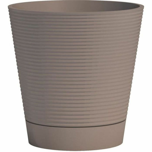 Self-watering flowerpot Garden ID Taupe 40 cm-0