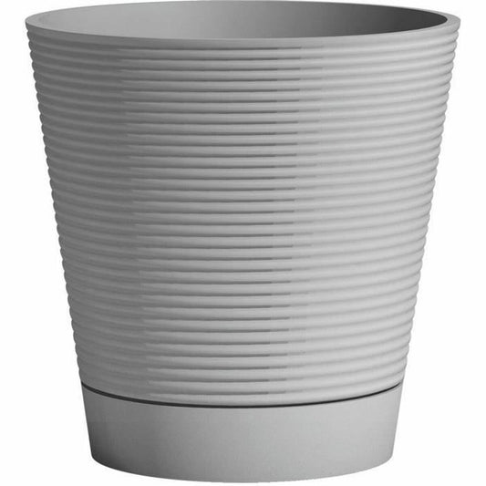 Self-watering flowerpot Garden ID Grey 40 cm-0