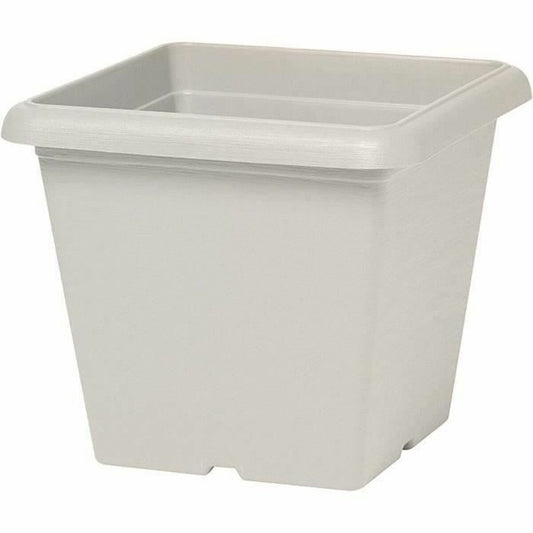 Plant pot Garden ID White Squared Stone effect 40 x 35 cm-0