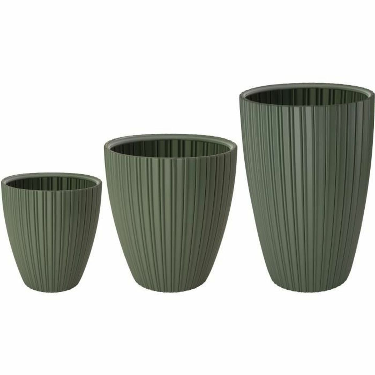 Plant pot Garden ID Fancy Green Polyethylene 40 x 42 cm-1