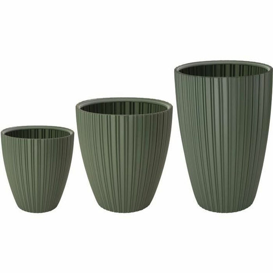 Plant pot Garden ID Fancy Green Polyethylene 40 x 42 cm-1