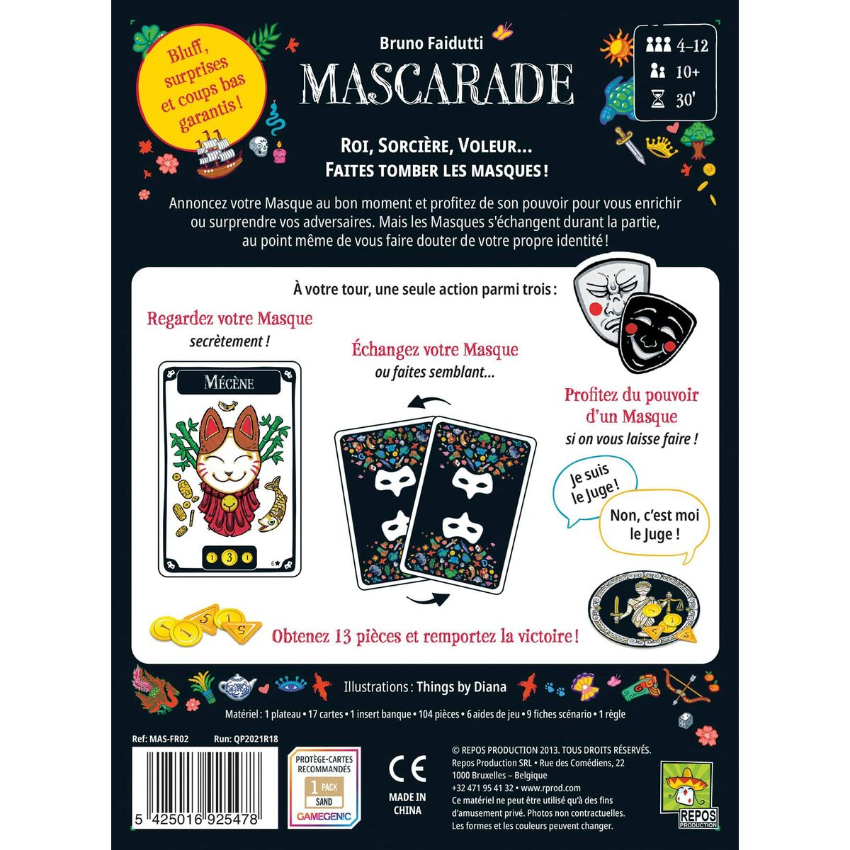 Board game Asmodee Mascarade-5